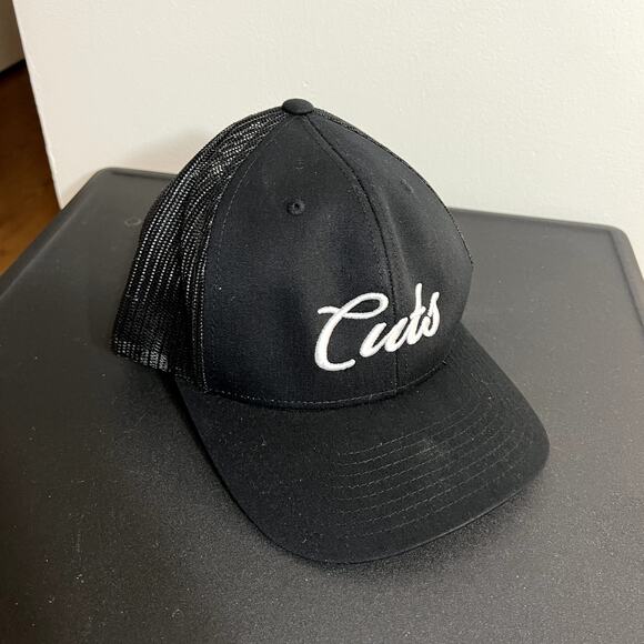 Cuts Black Baseball Hat - Picture 1 of 5